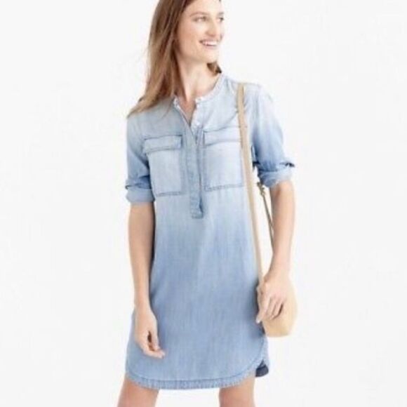 J. Crew Dresses & Skirts - J. Crew chambray shirtdress